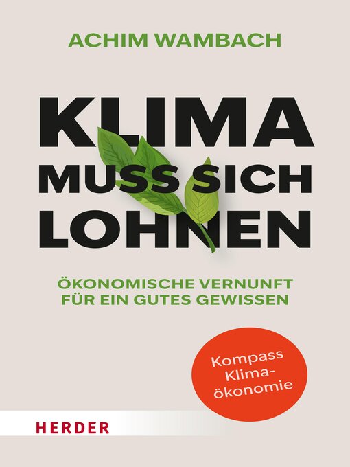 Title details for Klima muss sich lohnen by Achim Wambach - Available